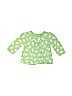 Old Navy 100% Cotton Green Long Sleeve Top Size 6-12 mo - photo 1
