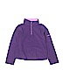 L.L.Bean 100% Polyester Solid Purple Fleece Jacket Size 8 - photo 1