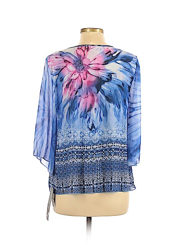 JM Collection 3/4 Sleeve Blouse (view 2)