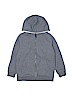 Lands' End 100% Cotton Gray Zip Up Hoodie Size 8 - photo 1