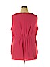 Tahari 100% Polyester Pink Sleeveless Blouse Size 1X - photo 2