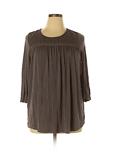 Suzanne Betro 3/4 Sleeve Top (view 1)