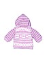 New Baby 100% Cotton Pink Zip Up Hoodie Size 50 cm / US 0-3 MO - photo 2