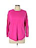Sweet Romeo 100% Acrylic Pink Pullover Sweater Size L - photo 1