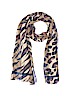 Oscar De La Renta 100% Silk Animal Print Brown Silk Scarf One size - photo 1