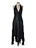 BCBGMAXAZRIA 100% Polyester Black Casual Dress Size 10 - photo 1