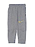 Nike 100% Polyester Gray Sweatpants Size 5 - photo 1