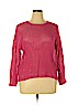 Chico's 100% Cotton Pink Pullover Sweater Size XL (3) - photo 1