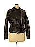 Forever 21 100% Leather Black Leather Jacket Size 0X - photo 1