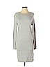 Roxy 100% Cotton Gray Casual Dress Size S - photo 1