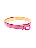 Nordstrom 100% Leather Solid Pink Leather Belt Size M - photo 1