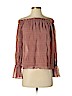 AaKaa Pink Long Sleeve Blouse Size S - photo 1