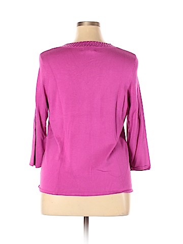 JM Collection Pullover Sweater (view 2)