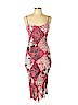 Diane von Furstenberg 100% Silk Red Casual Dress Size 12 - photo 1