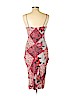 Diane von Furstenberg 100% Silk Red Casual Dress Size 12 - photo 2