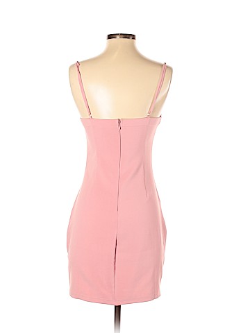 A. Peach Cocktail Dress (view 2)