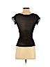 Armani Collezioni Black Short Sleeve Top Size 2 - photo 2