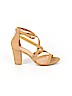 Top Moda Tan Heels Size 8 - photo 1