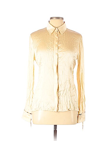 Roberto Cavalli Long Sleeve Silk Top (view 1)