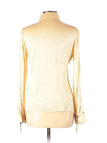 Roberto Cavalli Long Sleeve Silk Top (view 2)