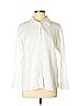 Uniqlo 100% Cotton White Long Sleeve Button-Down Shirt Size L - photo 1