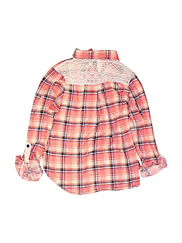 Passport Girl Long Sleeve Button-Down Shirt (view 2)