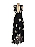 Free People 100% Rayon Black Casual Dress Size 6 - photo 2