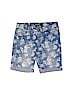 Tractor Floral Blue Denim Shorts Size 7 - photo 1