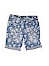 Tractor Floral Blue Denim Shorts Size 7 - photo 2