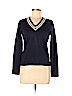 Lauren by Ralph Lauren Blue Silk Pullover Sweater Size P (petite) - photo 1