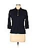 Jones New York Signature Blue 3/4 Sleeve Polo Size P (petite) - photo 1