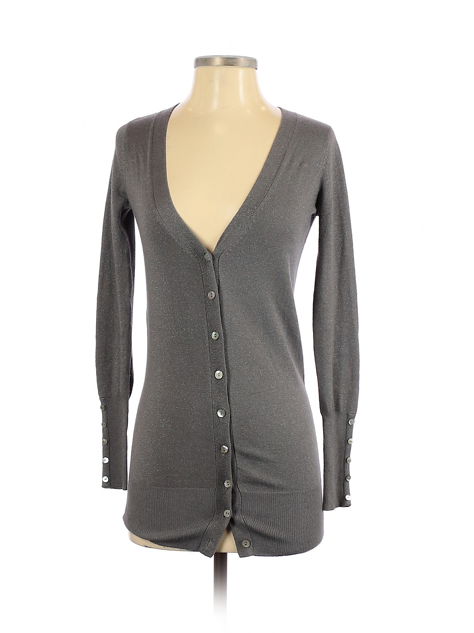 Zara Women Gray Cardigan S | eBay