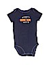 Just One You 100% Cotton Blue Short Sleeve Onesie 6-9 MO / 9 MO - photo 1
