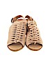 A. Giannetti Tan Wedges Size 8 - photo 2