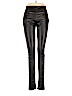 Shinestar Black Faux Leather Pants Size M - photo 1