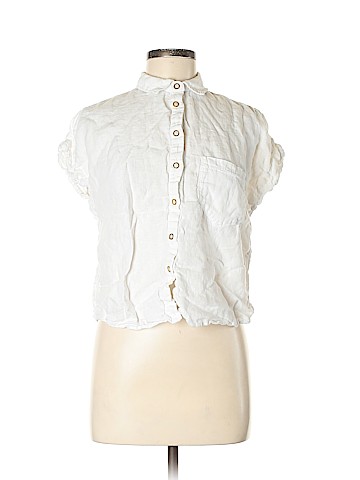Zara Short Sleeve Button-Down Shirt (view 1)