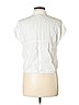 Zara 100% Cotton White Short Sleeve Button-Down Shirt Size M - photo 2