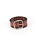 Buckle 100% Leather Solid Brown Leather Belt Size M - photo 1