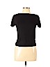 Linda Allard Ellen Tracy 100% Viscose Black Short Sleeve Top Size L (petite) - photo 1