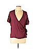 Chelsea28 100% Viscose Burgundy Kimono Size L - photo 1