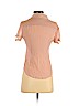 Theory Pink Short Sleeve Silk Top Size P (petite) - photo 2