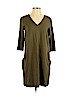 Eileen Fisher 100% Cotton Green Casual Dress Size S (petite) - photo 1