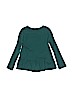 Gymboree 100% Cotton Solid Teal Long Sleeve Top Size 5 - photo 2