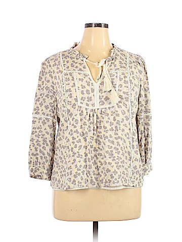 Skies Are Blue 3/4 Sleeve Blouse (view 1)