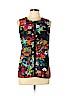 Nicole by Nicole Miller 100% Polyester Black Sleeveless Blouse Size XL - photo 1