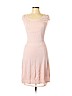 Badgley Mischka 100% Cotton Pink Cocktail Dress Size M - photo 1