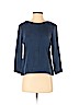 Banana Republic 100% Lyocell Blue 3/4 Sleeve Top Size XS (petite) - photo 1