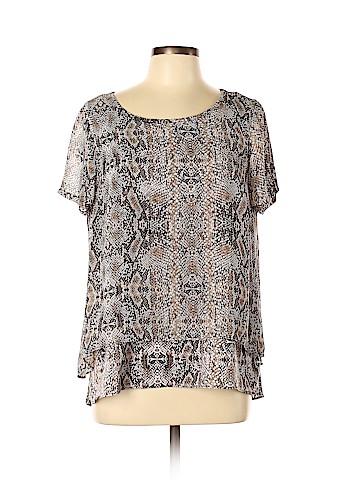 Diva by Dana Buchman Short Sleeve Blouse (view 1)
