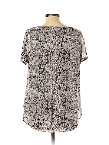 Diva by Dana Buchman Short Sleeve Blouse (view 2)