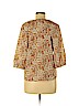 Monteau Orange 3/4 Sleeve Blouse Size M - photo 2